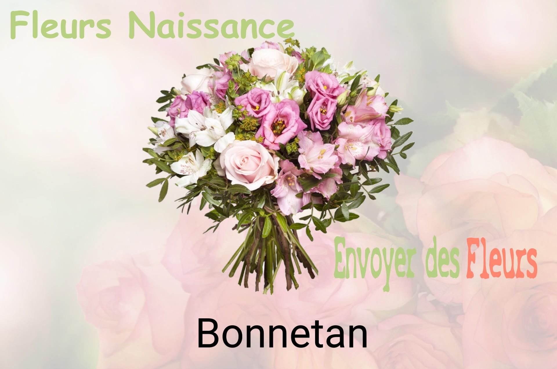 Bouquet de fleurs de naissance livré à Bonnetan